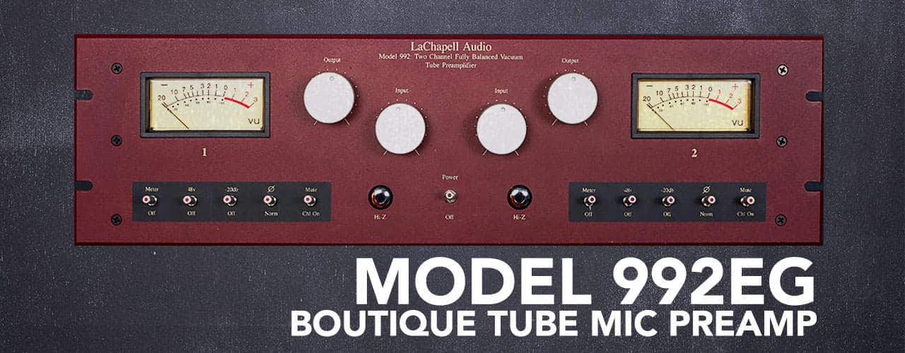 992 LaChapell Audio 992EG Boutique Tube Mic preamp